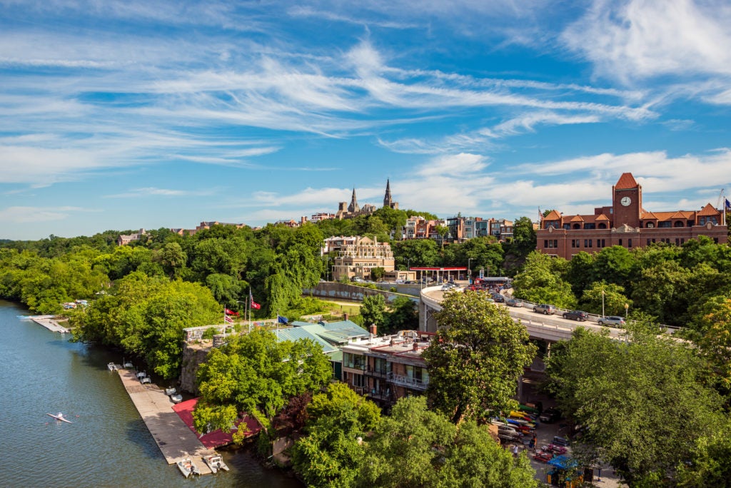 Georgetown from the river